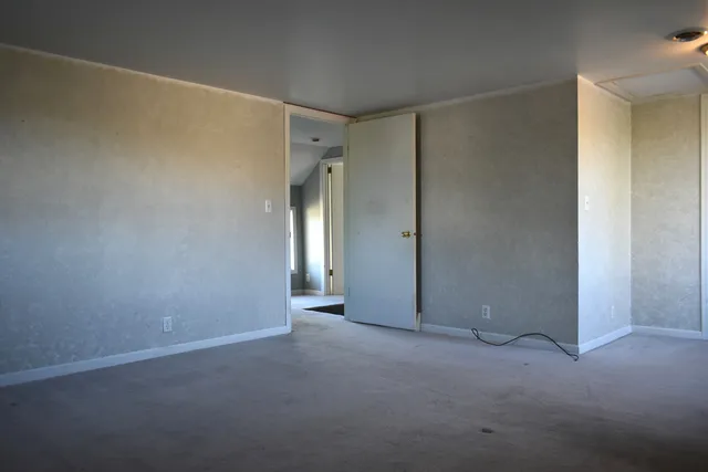 a view of an empty room