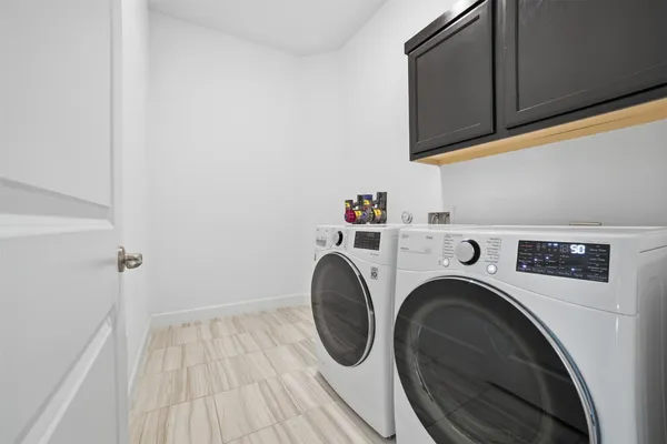 a bedroom with a bed and a closet