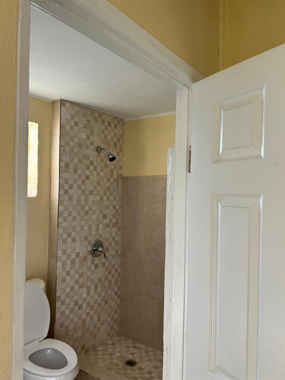 371 Banyan Avenue Pahokee, FL 33476 - Photo 12 of 12 a bathroom with a shower and a toilet