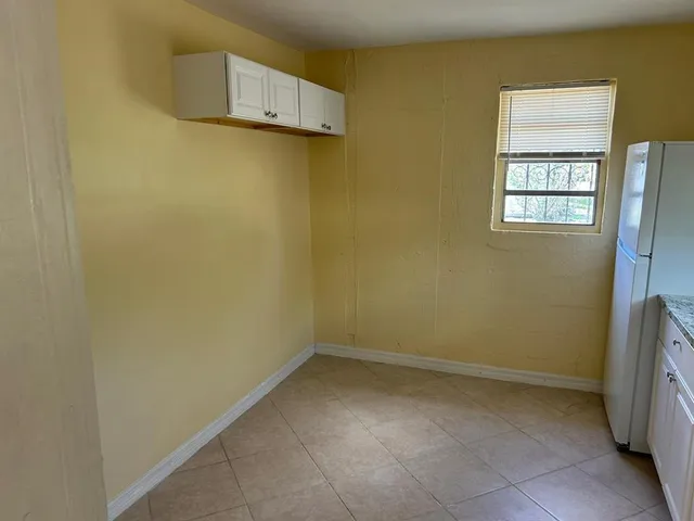 a view of a room with a empty space