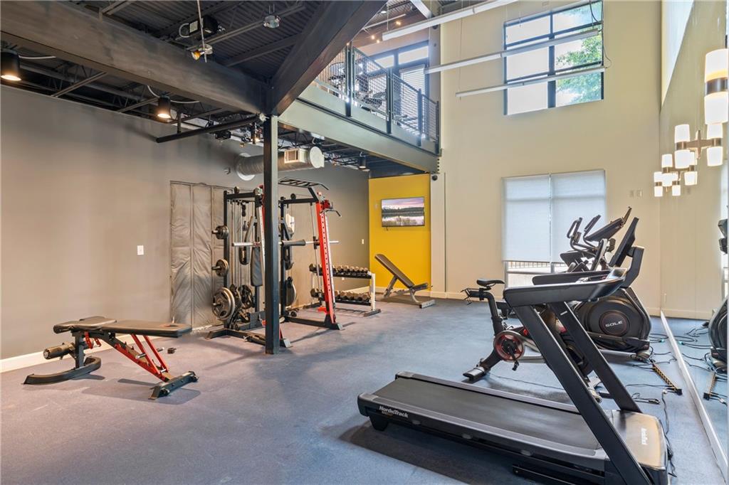 5300 Peachtree Road, Unit 3308 Atlanta, GA 30341 - Photo 38 of 45 a view of a room with gym equipment