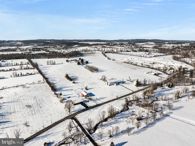an aerial view of a beach