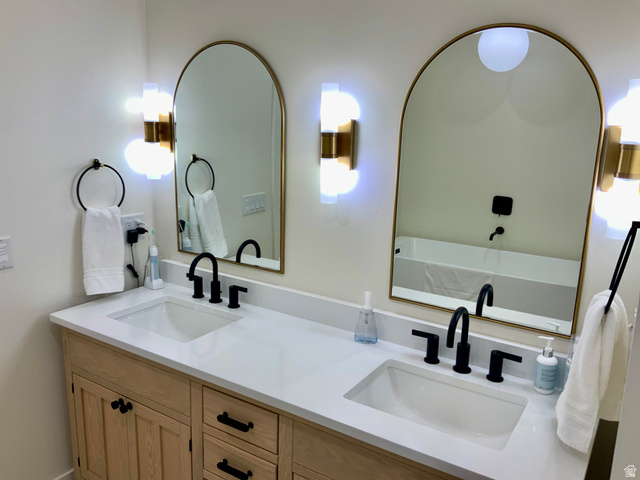 277 West 800 South Monroe, UT 84754 - Photo 17 of 46 Full bathroom featuring double vanity