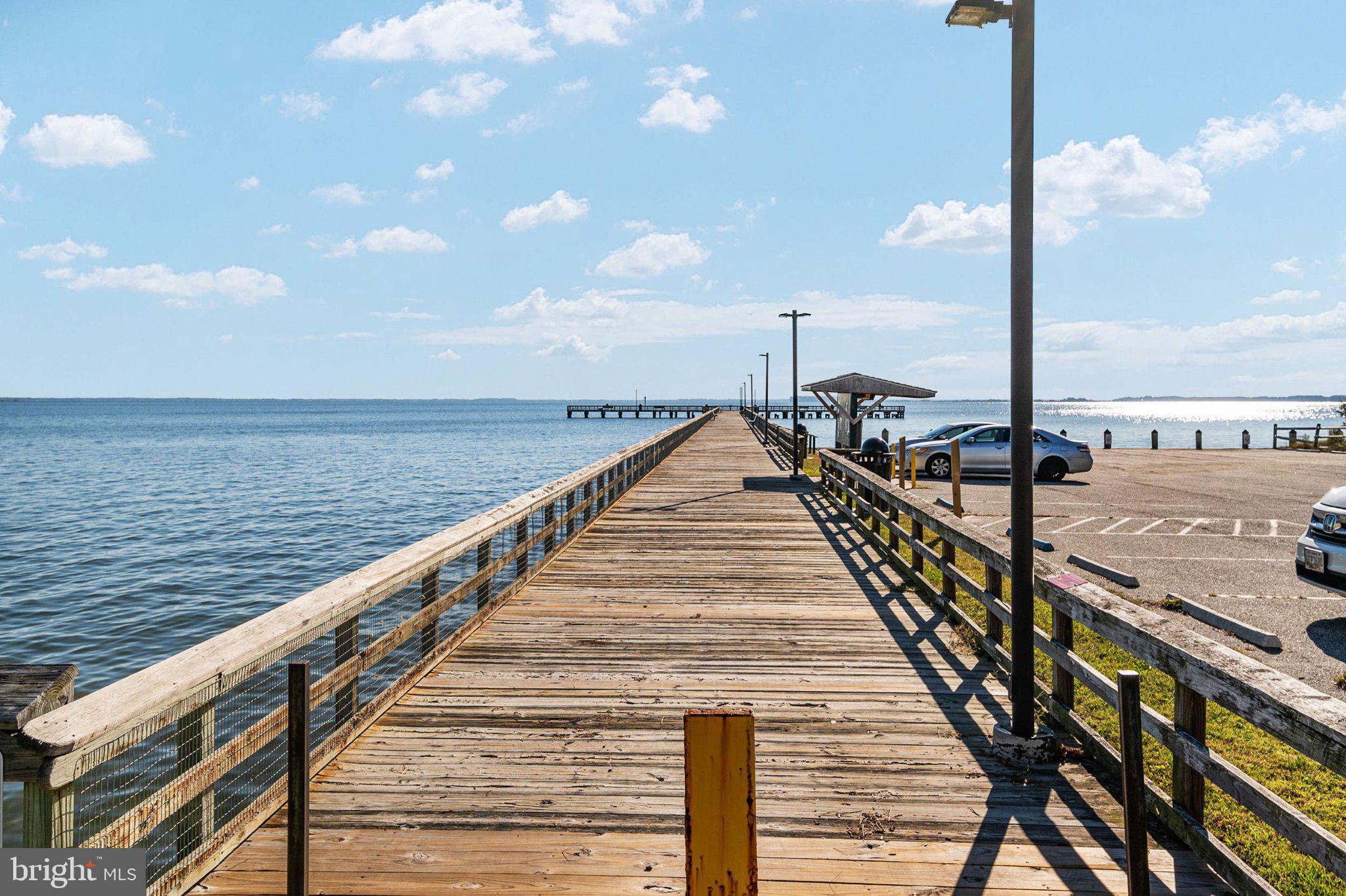 230 Long Point Road Stevensville, MD 21666 - Photo 29 of 41 Tranquil pier stretching into blue.