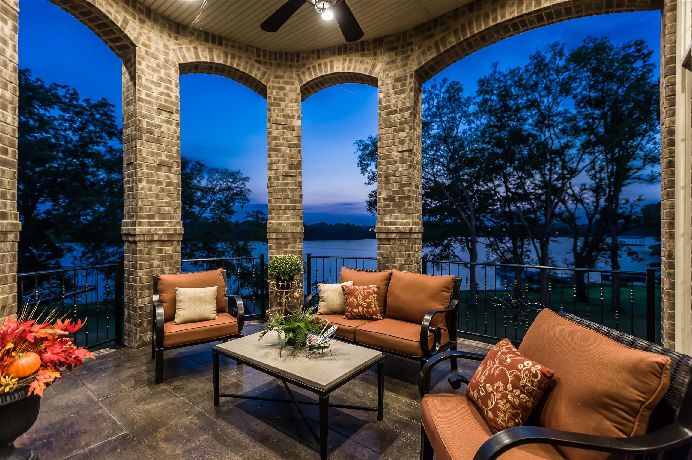 148 Cherokee Road Hendersonville, TN 37075 - Photo 29 of 30 a outdoor living space with patio furniture and a fireplace