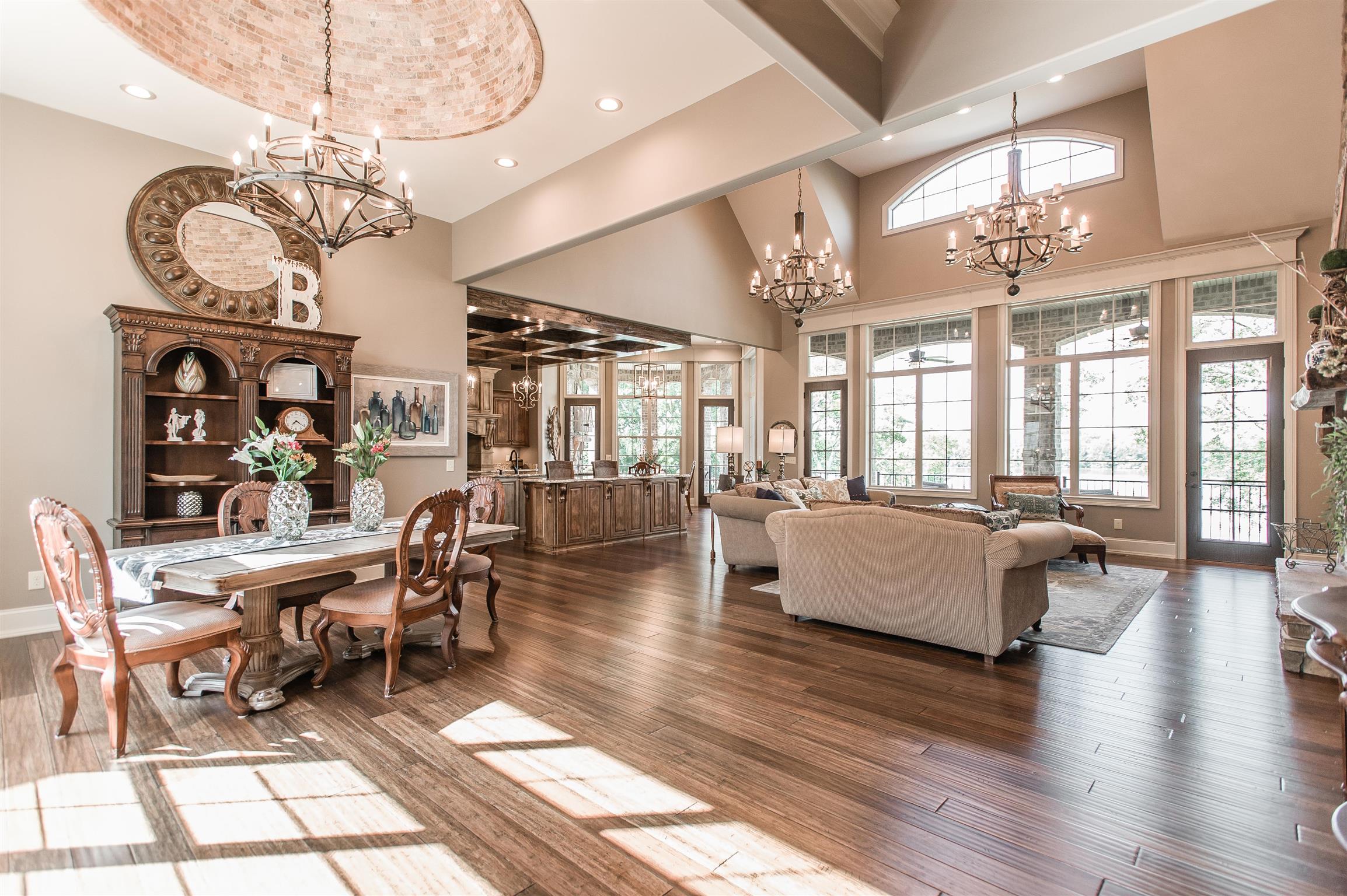 148 Cherokee Road Hendersonville, TN 37075 - Photo 6 of 30 a living room with lots of furniture and chandelier