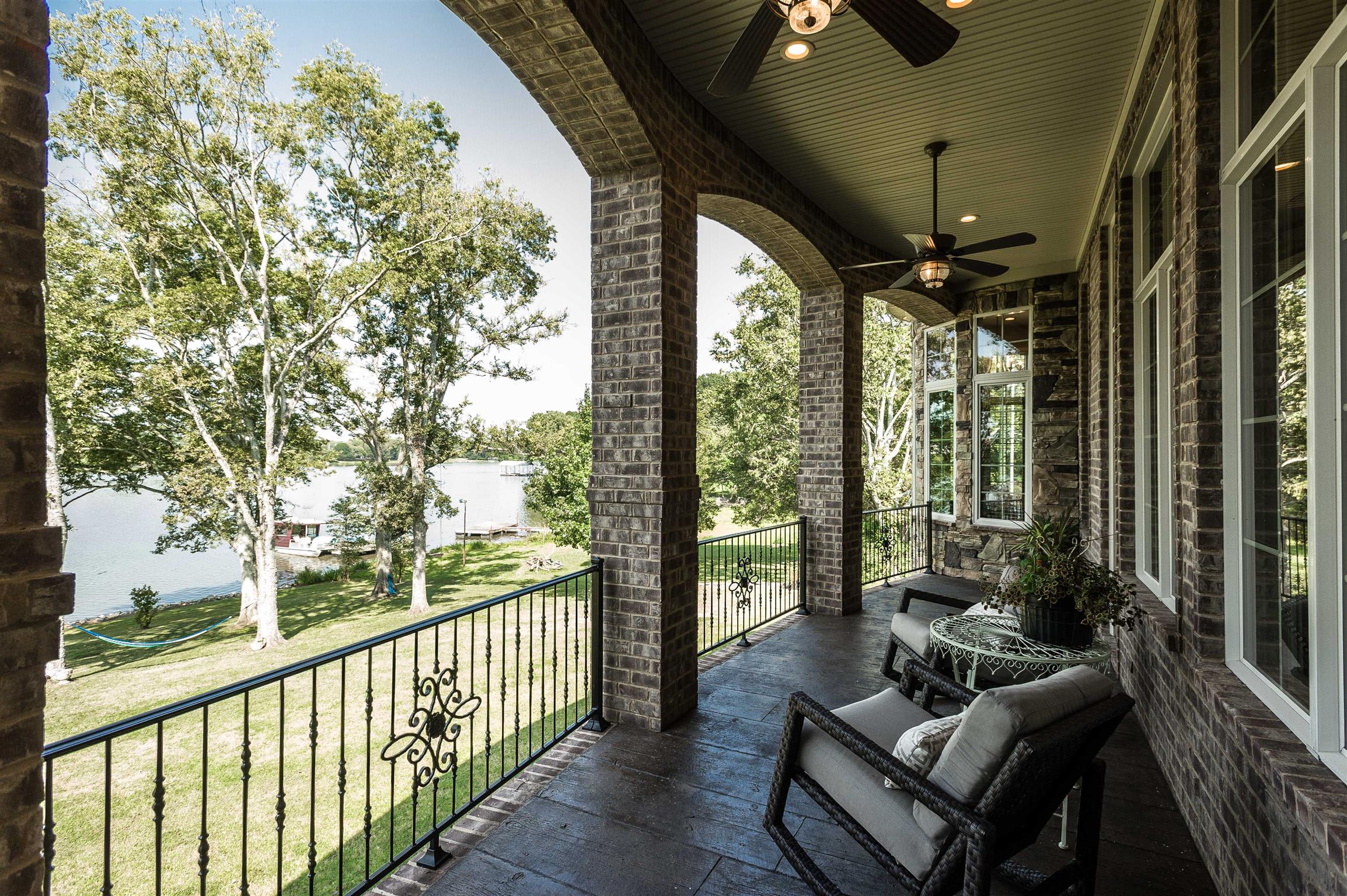 148 Cherokee Road Hendersonville, TN 37075 - Photo 10 of 30 a view of a porch with furniture and a yard
