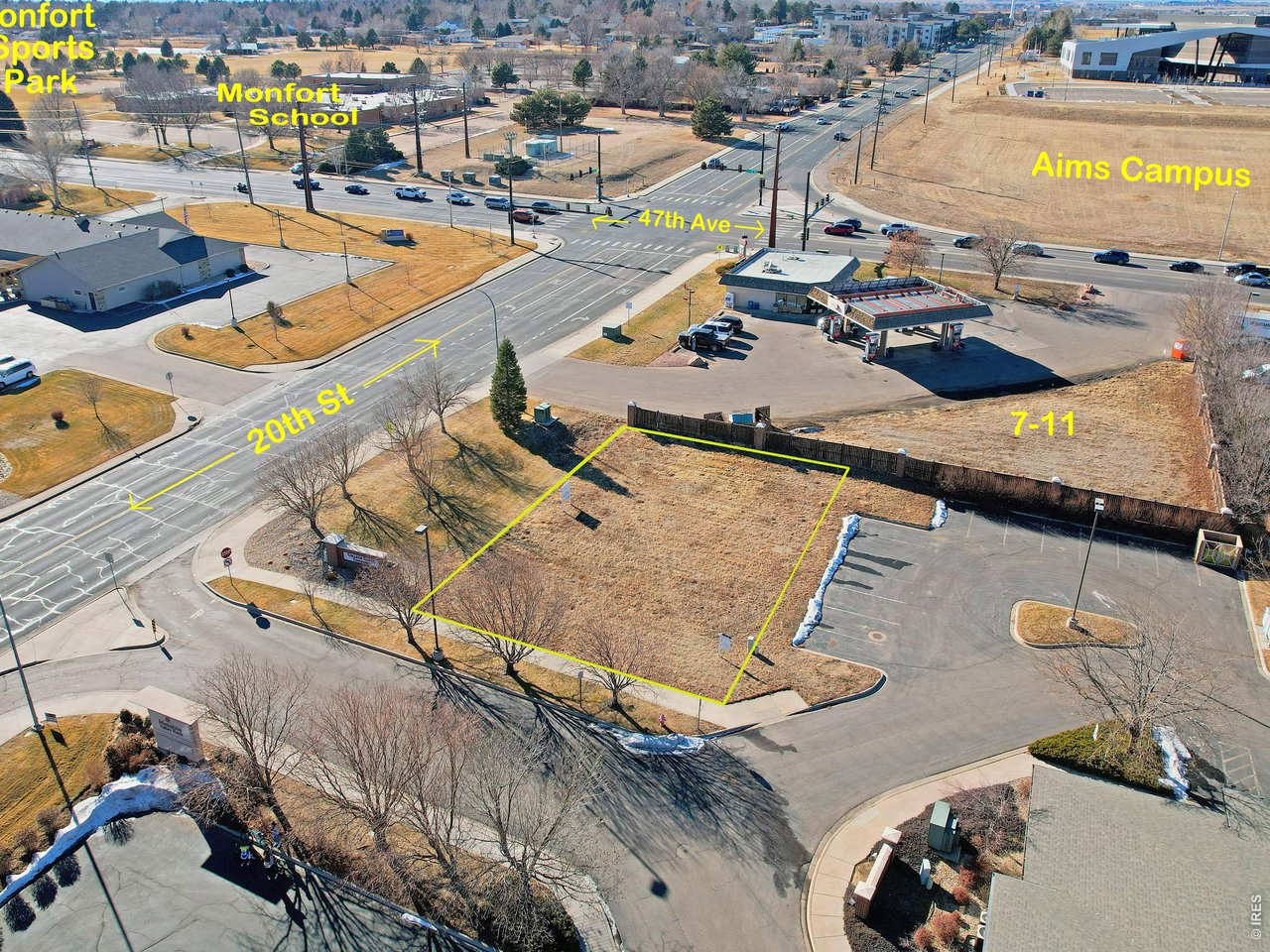 4609 West 20th Street Greeley, CO 80634 - Photo 2 of 6 an aerial view of a house with outdoor space