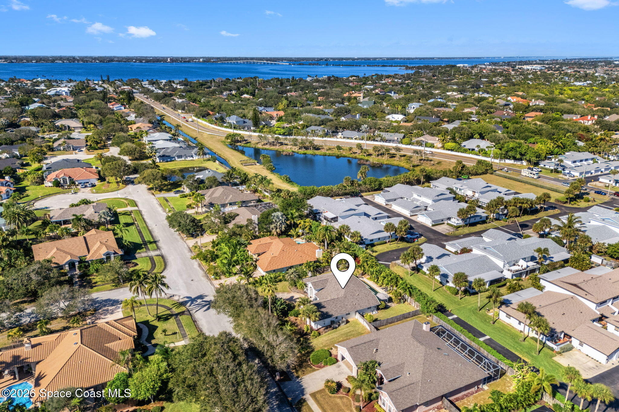 482 Veracruz Boulevard Indialantic, FL 32903 - Photo 41 of 45 view of city and ocean