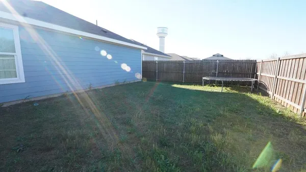 a backyard of a house