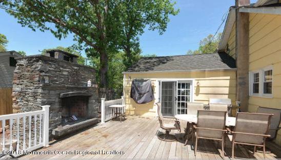 Deck with Fireplace