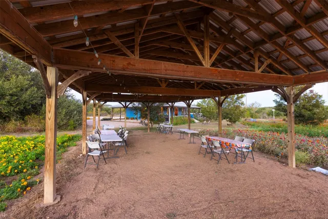 a view of outdoor space with trampoline