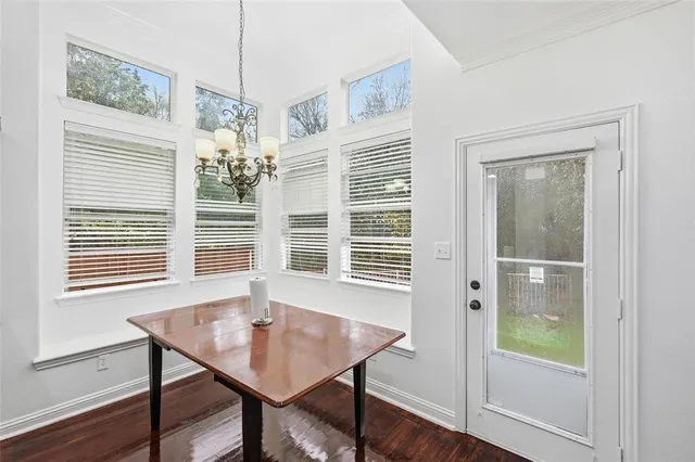 a view of a livingroom with furniture and window