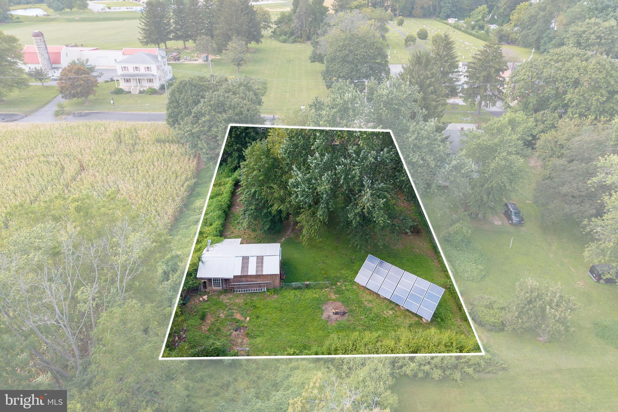 1011 State Road Lincoln University, PA 19352 - Photo 11 of 55 Shed and Solar Array aerial