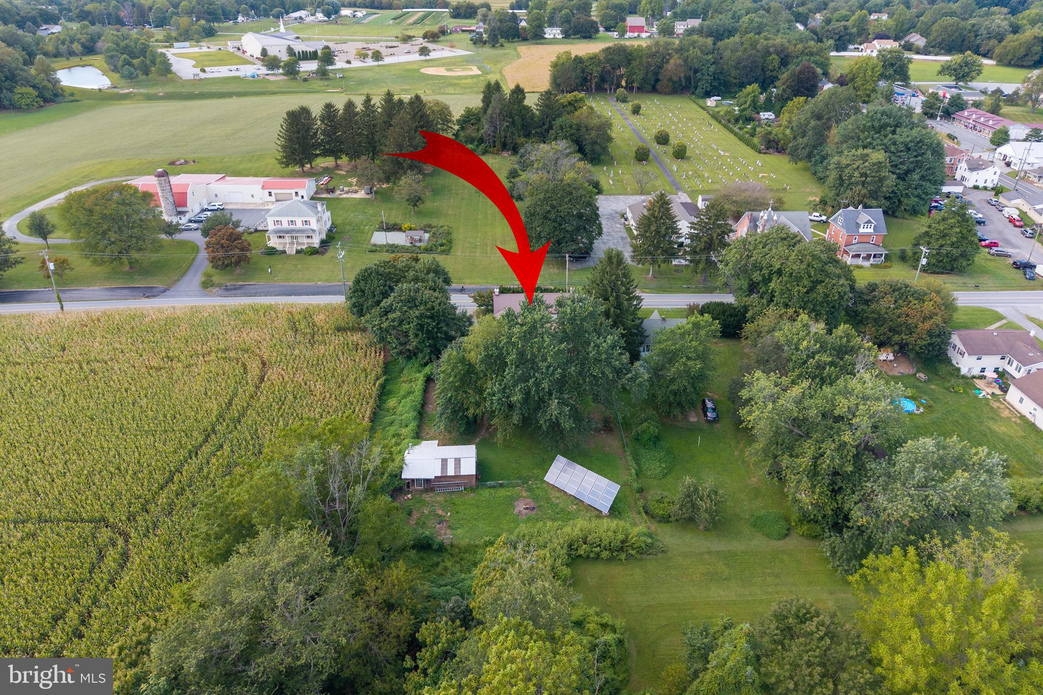 1011 State Road Lincoln University, PA 19352 - Photo 12 of 55 Overhead view of rear yard