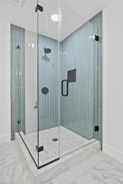 4704 Enchanted Lane, Unit B Austin, TX 78745 - Photo 15 of 23 a bathroom with a shower