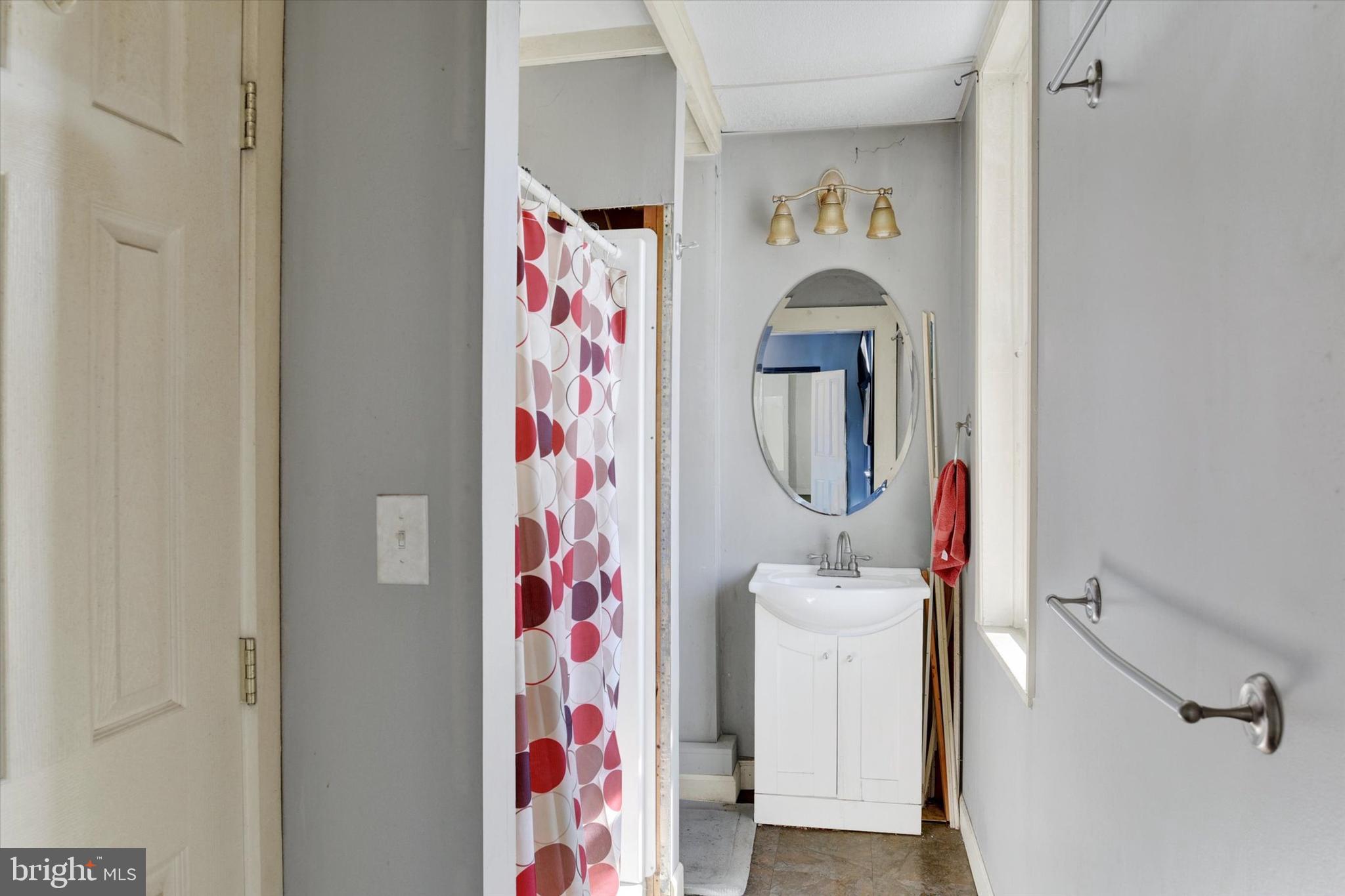 306 South 9th Street Lebanon, PA 17042 - Photo 39 of 42 a bathroom with a sink and a mirror