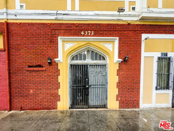 a view of front door of house