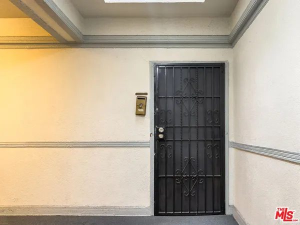 a view of front door