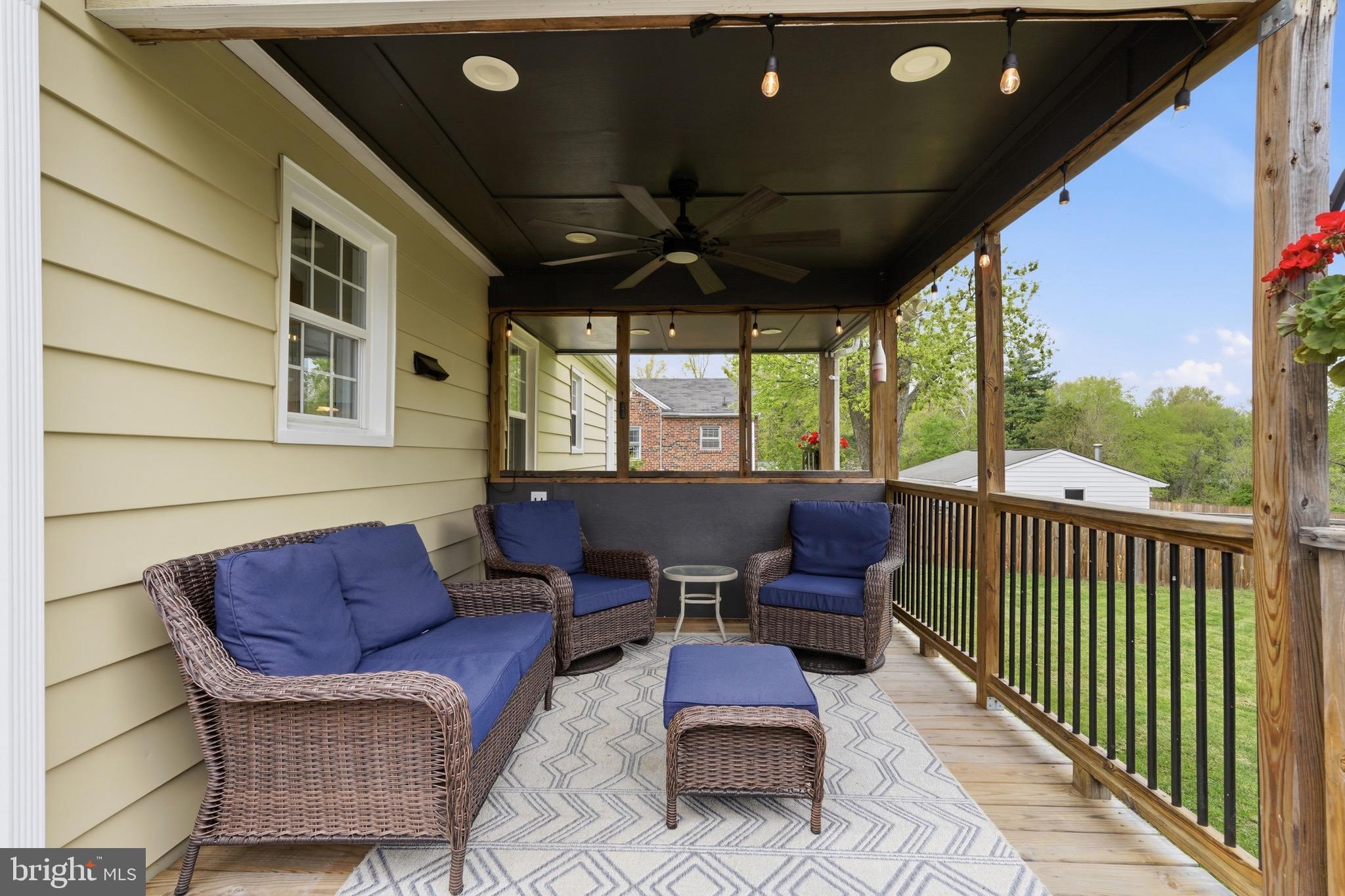 23725 Woodfield Road Gaithersburg, MD 20882 - Photo 36 of 61 a outdoor living space with furniture and garden view