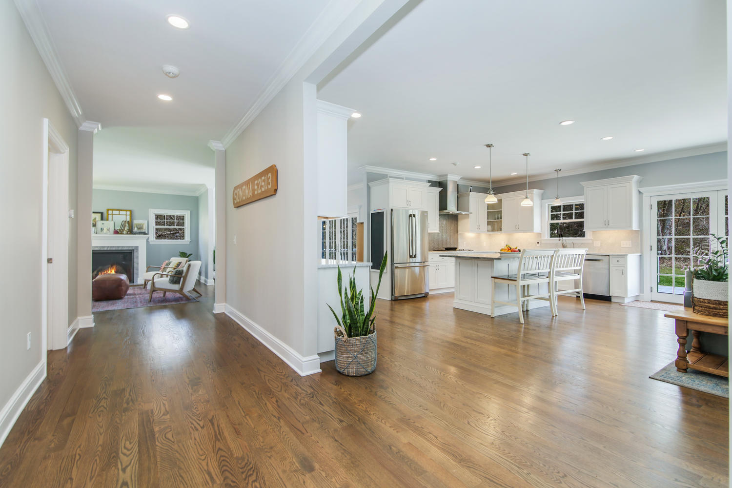 729 Cheese Spring Road New Canaan, CT 06840 - Photo 12 of 37 a living room with furniture and a wooden floor