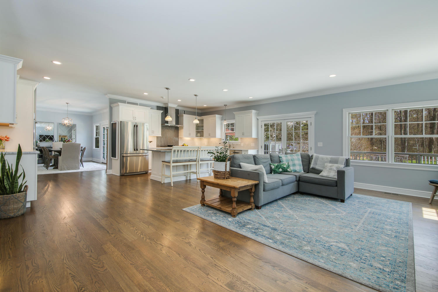 729 Cheese Spring Road New Canaan, CT 06840 - Photo 3 of 37 a living room with furniture and a large window