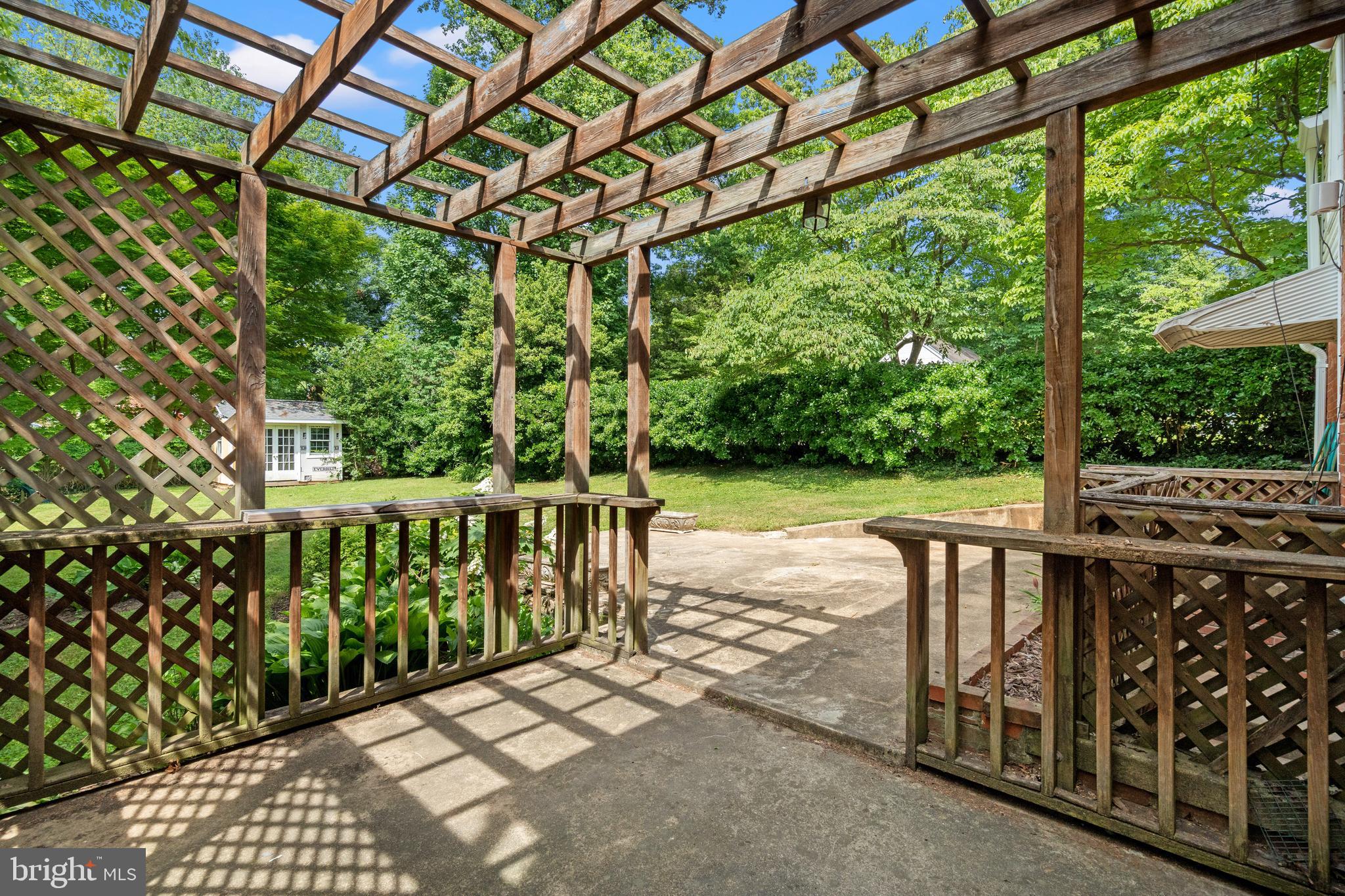 10208 Edgewood Avenue Silver Spring, MD 20901 - Photo 34 of 40 Patio with pergola