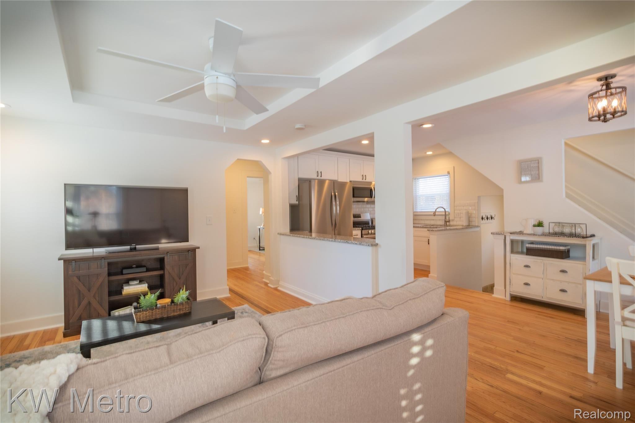 235 Eleanor Road Highland, MI 48356 - Photo 8 of 28 Updated Lighting Fixtures, Fans & Recessed Lighting