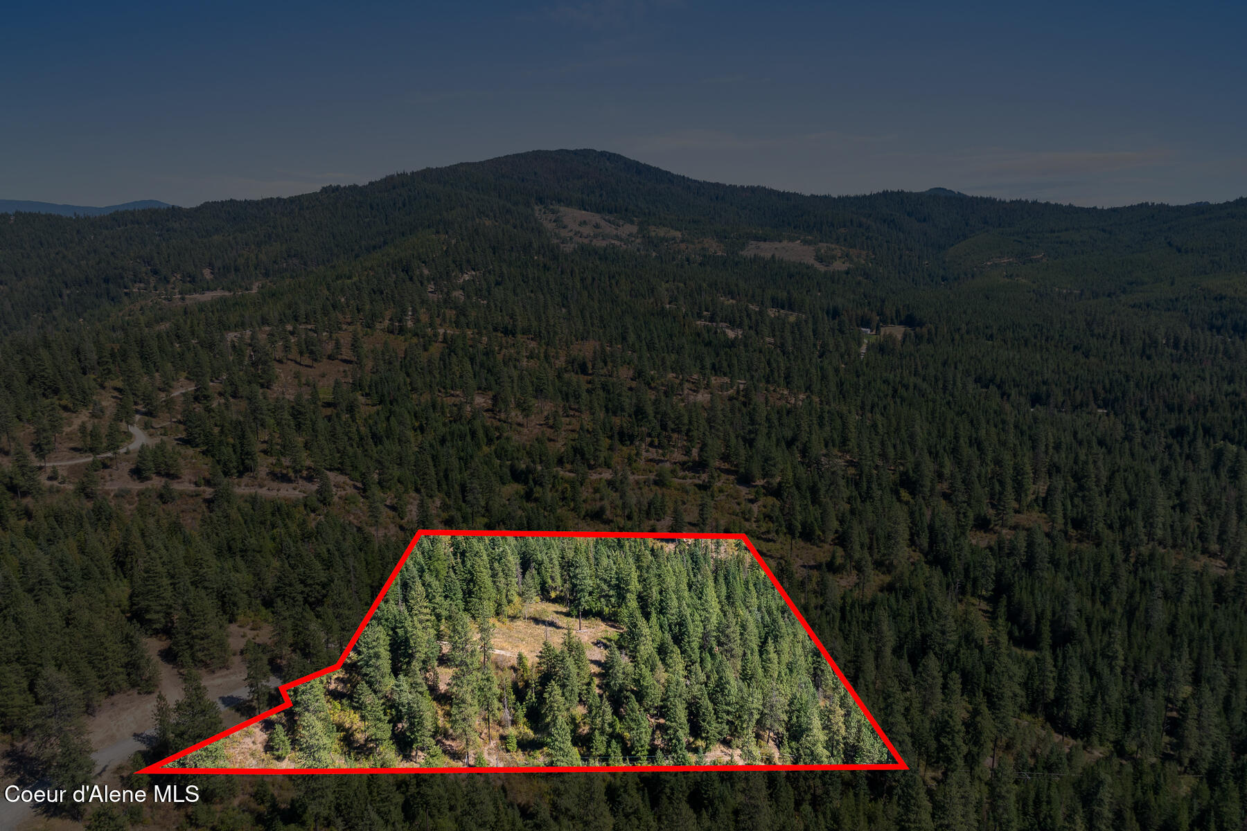 Lot 4 Fsr 439 Harrison, ID 83833 - Photo 15 of 16 Aerial_GothamBayLot-10_Outlined