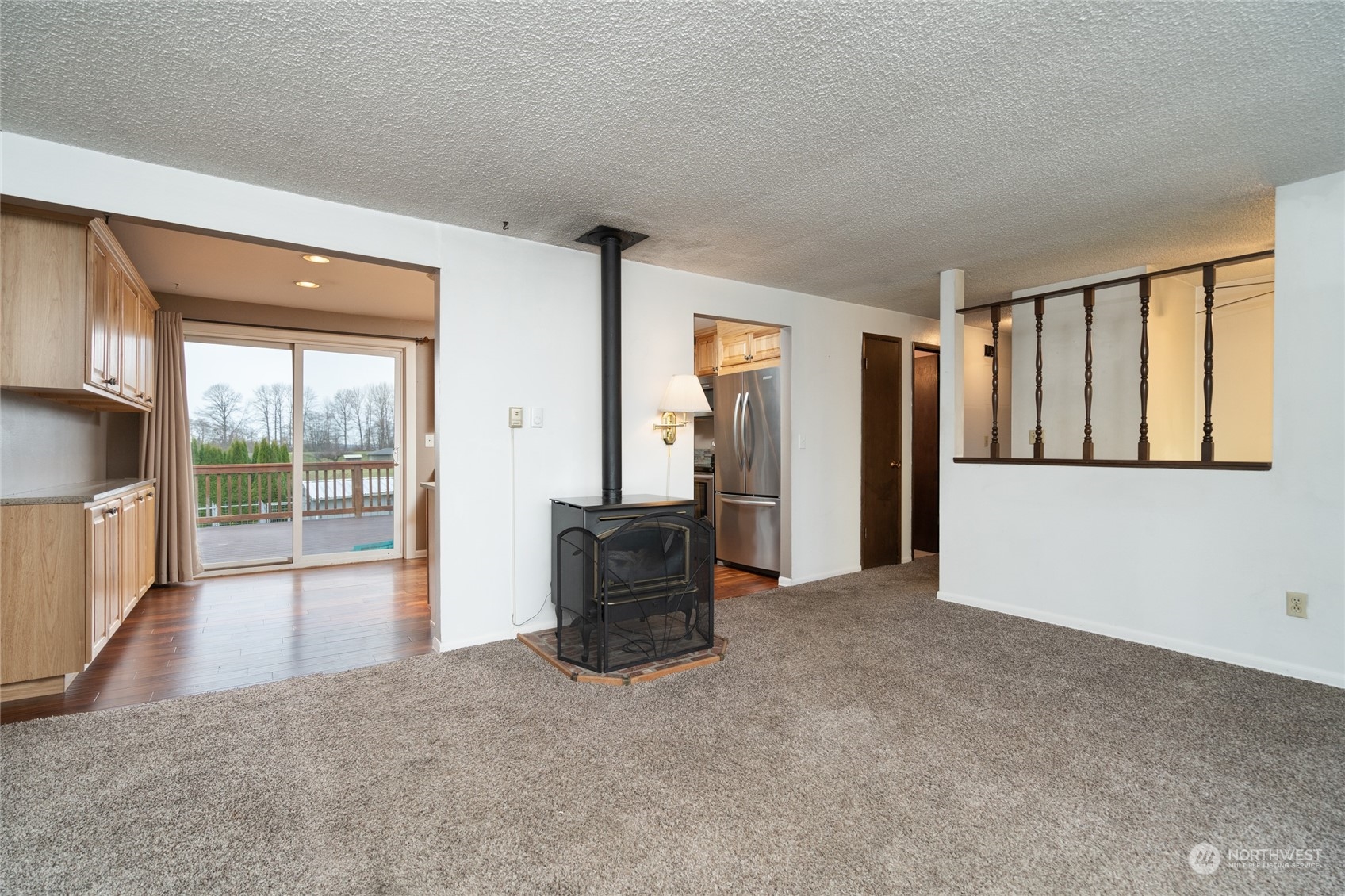 16678 Dike Road Mount Vernon, WA 98273 - Photo 7 of 37 an empty room with large windows