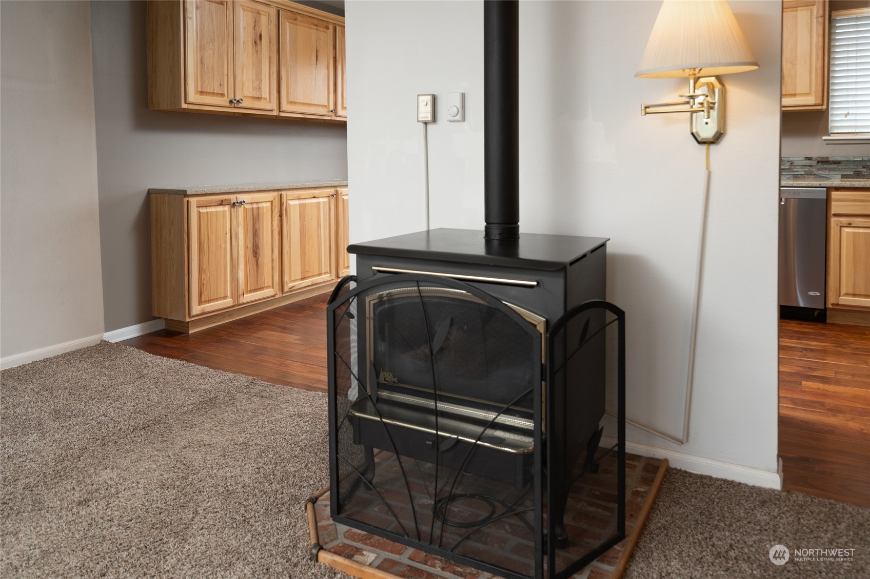 16678 Dike Road Mount Vernon, WA 98273 - Photo 9 of 37 a view of kitchen island with cabinets