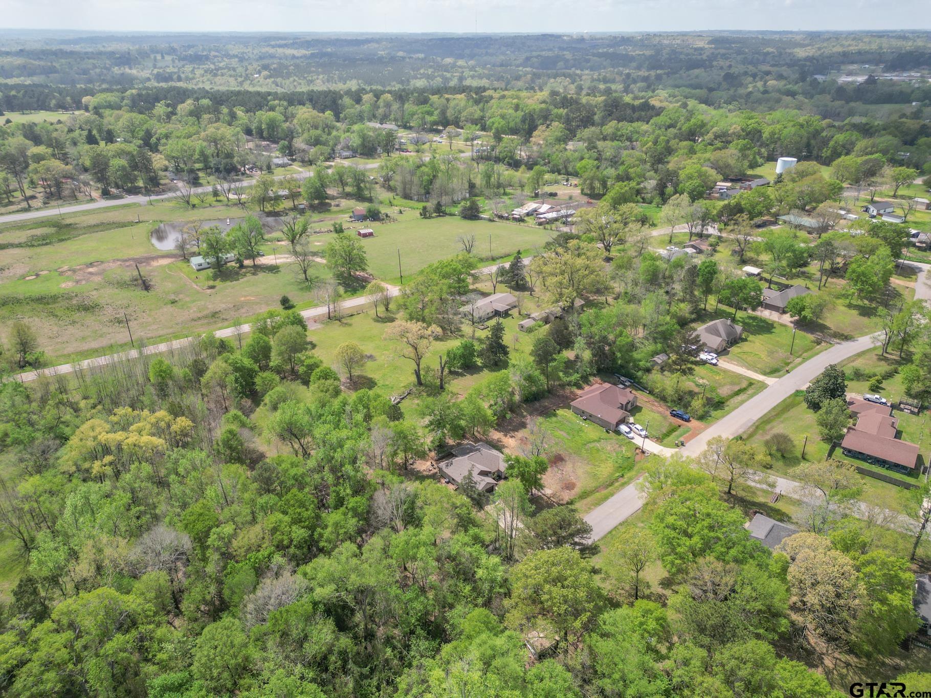 14062 Bent Trail Tyler, TX 75707 - Photo 42 of 46 an aerial view of residential houses with outdoor space and trees