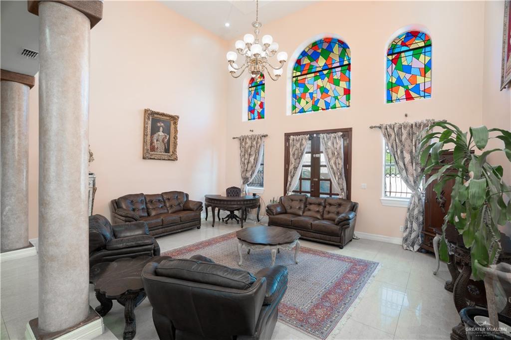 508 El Paisano Road Rio Grande City, TX 78582 - Photo 14 of 40 a living room with furniture and a couch