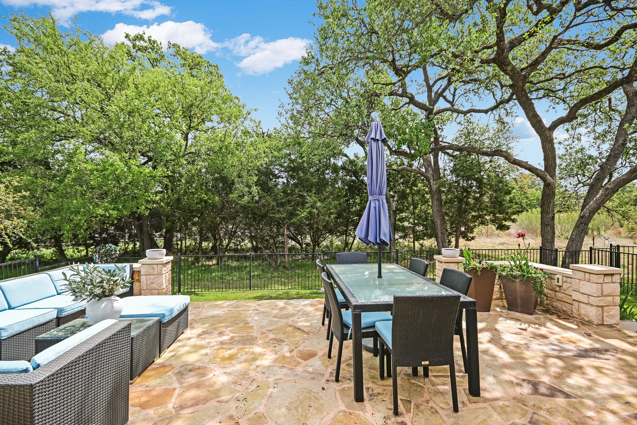 304 Coffee Mill Creek Road Georgetown, TX 78633 - Photo 22 of 30 Yard if fully fenced and backs to a greenbelt.