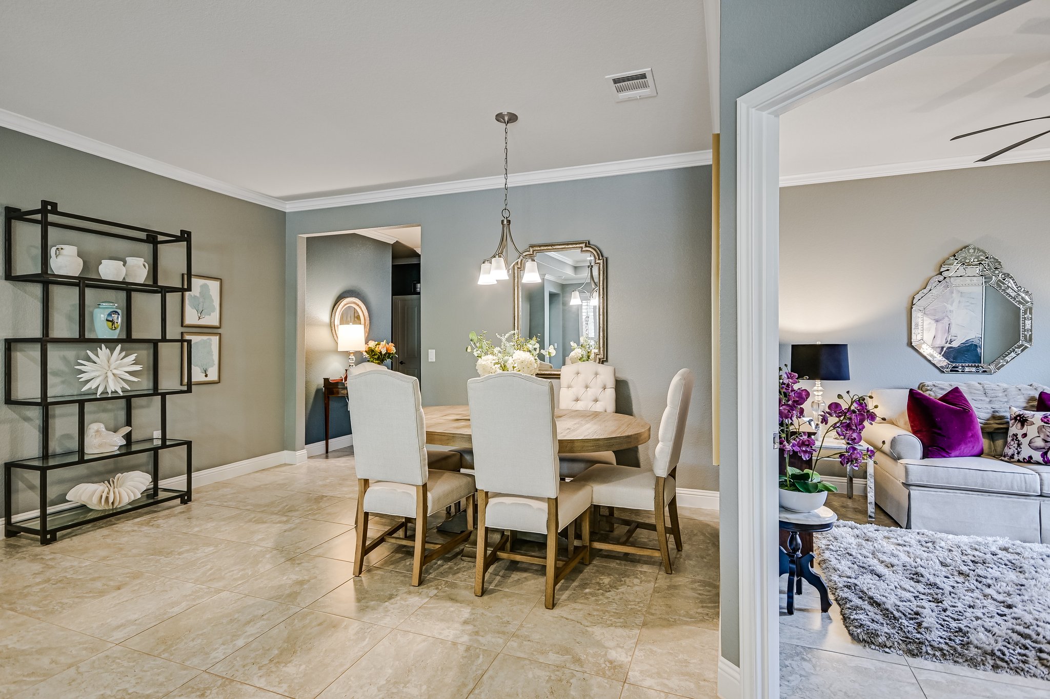 304 Coffee Mill Creek Road Georgetown, TX 78633 - Photo 5 of 30 Dining area features crown molding with room to expand table