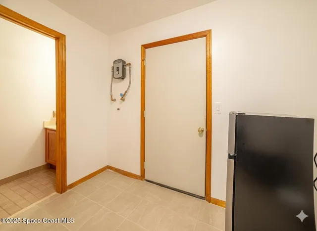 a view of water heater room