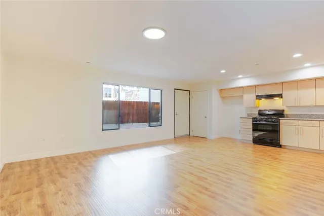 a view of kitchen and microwave