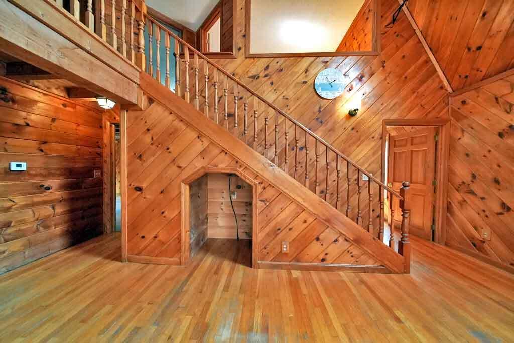 808 Skedgell Road Orient, ME 04471 - Photo 44 of 100 built-ins-stairway-cary-hom