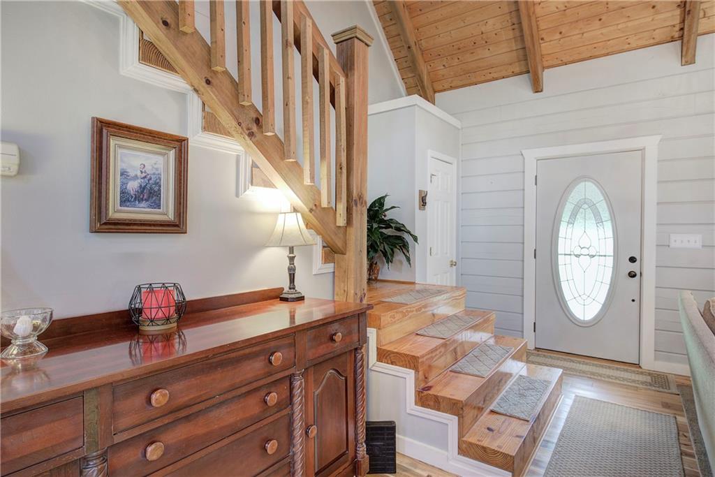 566 Old Grade Road Resaca, GA 30735 - Photo 12 of 48 a view of living room with wooden floor and cabinet