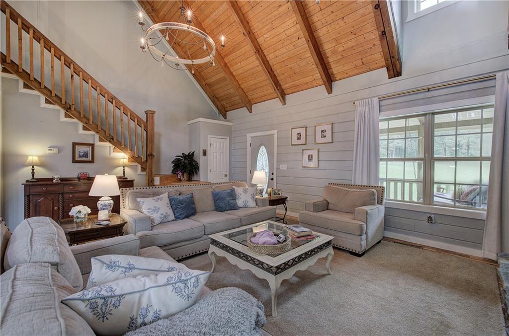 566 Old Grade Road Resaca, GA 30735 - Photo 6 of 48 a living room with furniture and a large window