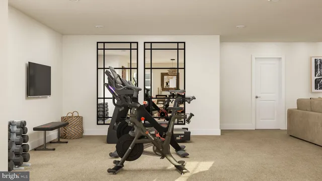 a view of a livingroom with a furniture and a window