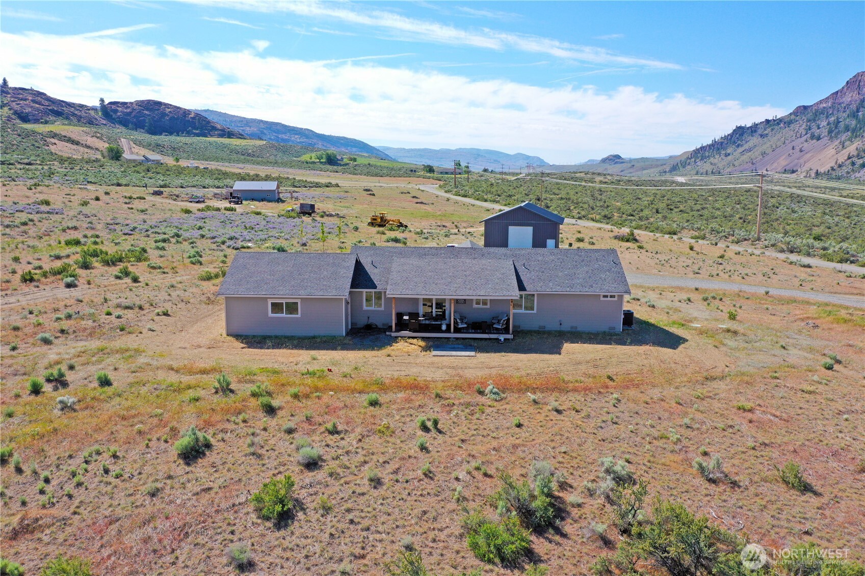212 Hubbard Road Riverside, WA 98849 - Photo 37 of 39 a view of a lake with a mountain in the background