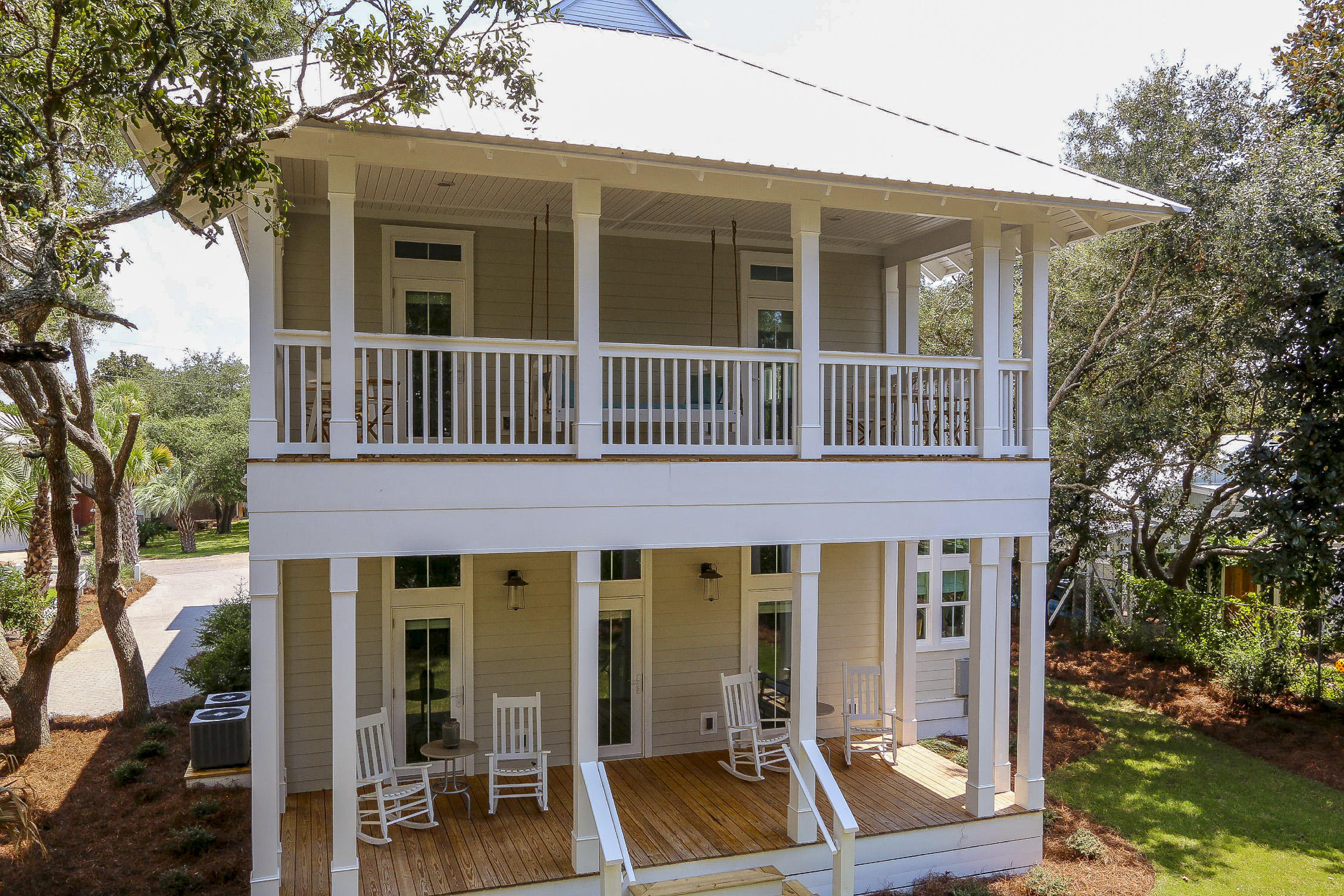 94 Blue Lake Road Santa Rosa Beach, FL 32459 - Photo 8 of 38 front view of a house with a porch
