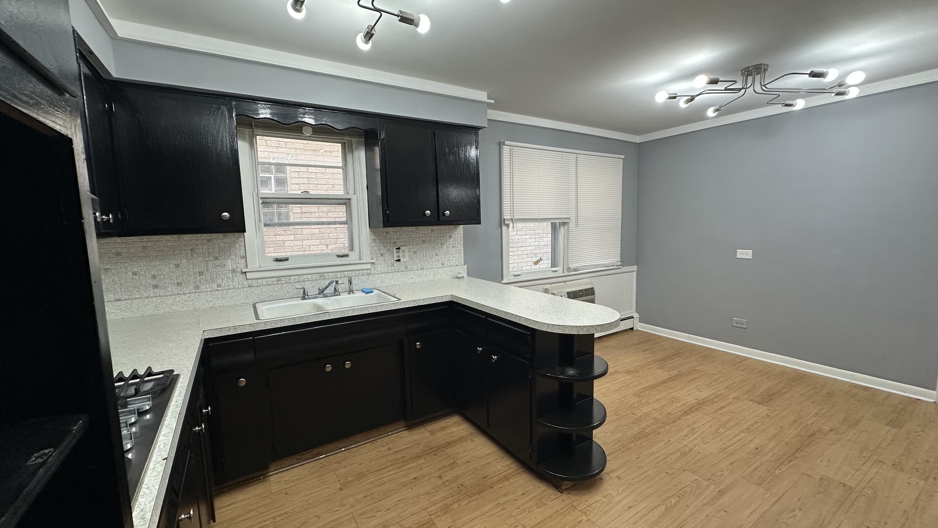 6118 West Gunnison Street, Unit 1 Chicago, IL 60630 - Photo 10 of 11 a kitchen with a sink and cabinets