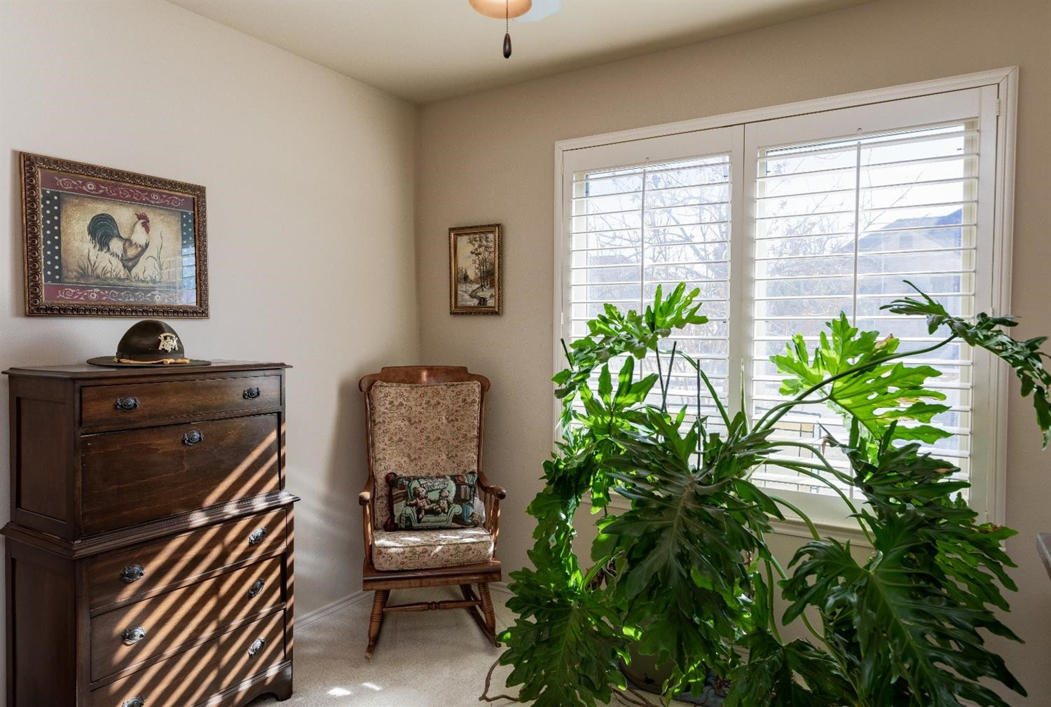 4110 124th Street Lubbock, TX 79423 - Photo 20 of 32 a living room with furniture and a potted plant
