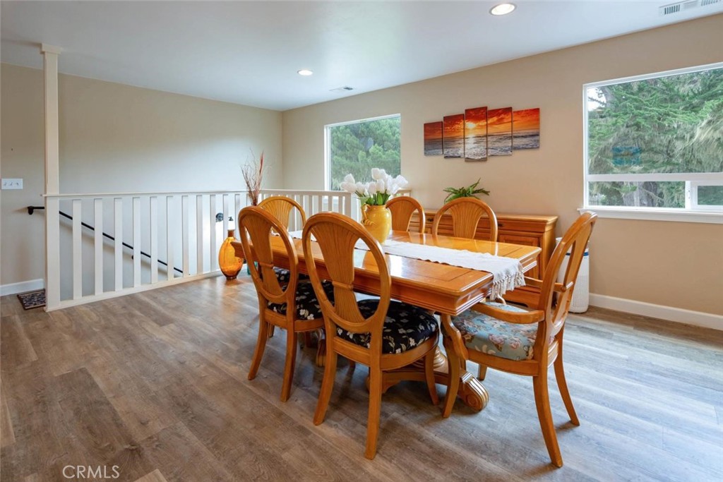 2138 Wilton Drive Cambria, CA 93428 - Photo 11 of 37 a view of a dining room with furniture window and outside view