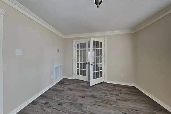 wooden floor in a room