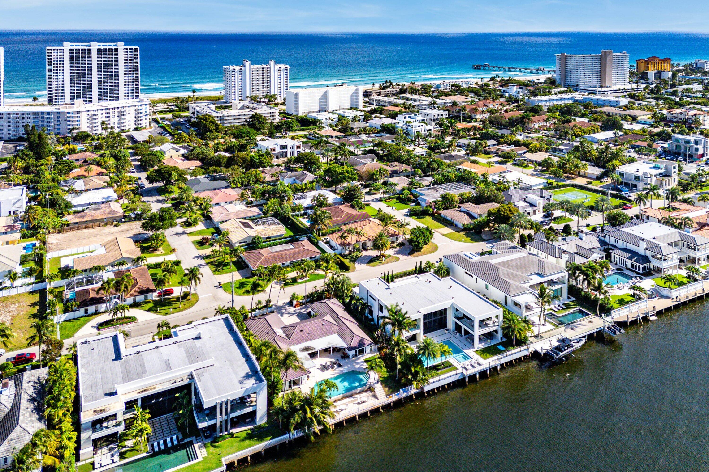 2920 Spanish River Road Boca Raton, FL 33432 - Photo 69 of 75 an aerial view of multiple house