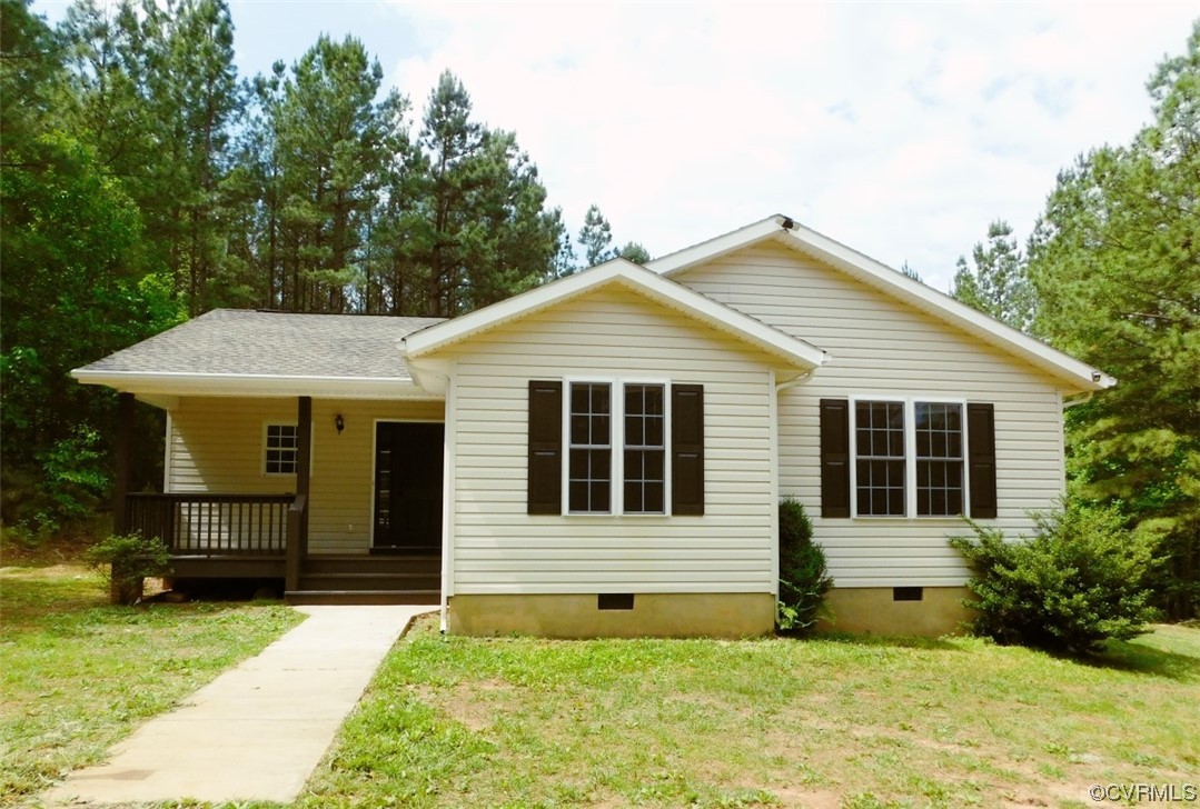 2317 Meherrin Road Meherrin, VA 23954 - Photo 1 of 28 a front view of a house with garden