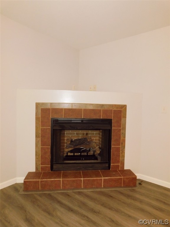 2317 Meherrin Road Meherrin, VA 23954 - Photo 14 of 28 a fireplace with a table